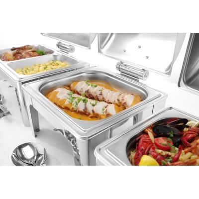 Chafing GN 1/1 vysoký lesk, HENDI, Profi Line, 9L, 570x405x(H)320mm | 470213